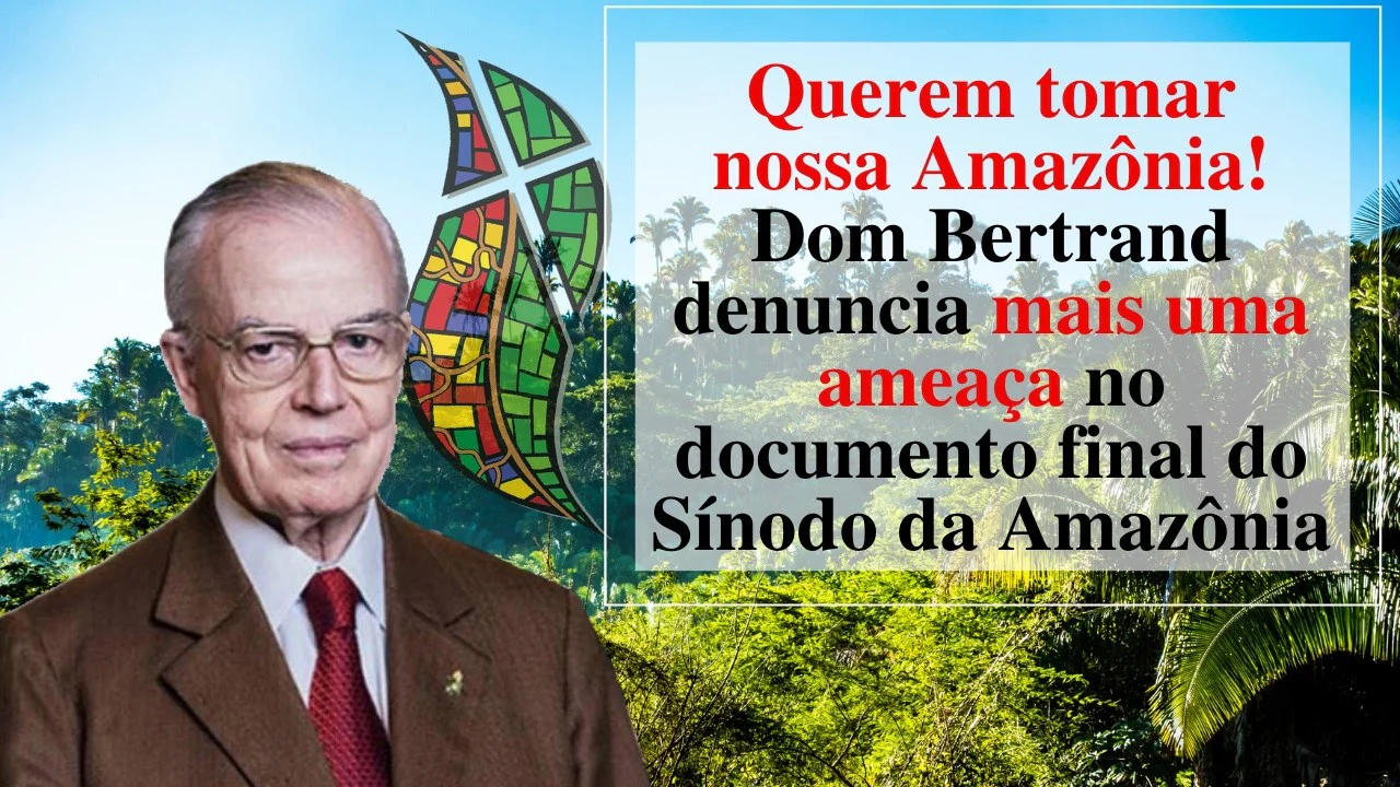 No momento, você está visualizando Denúncia: Mais uma ameaça no Documento Final do Sínodo da Amazônia Príncipe Dom Bertrand comenta