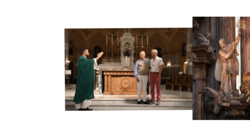 Jesuíta “abençoa” união sodomítica em frente ao altar. Nova Religião? Silêncio do Cardeal?