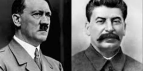 Colaboração nazismo-comunismo (nos fatos). E ainda tem ingênuos … achando que o nazismo é de direita