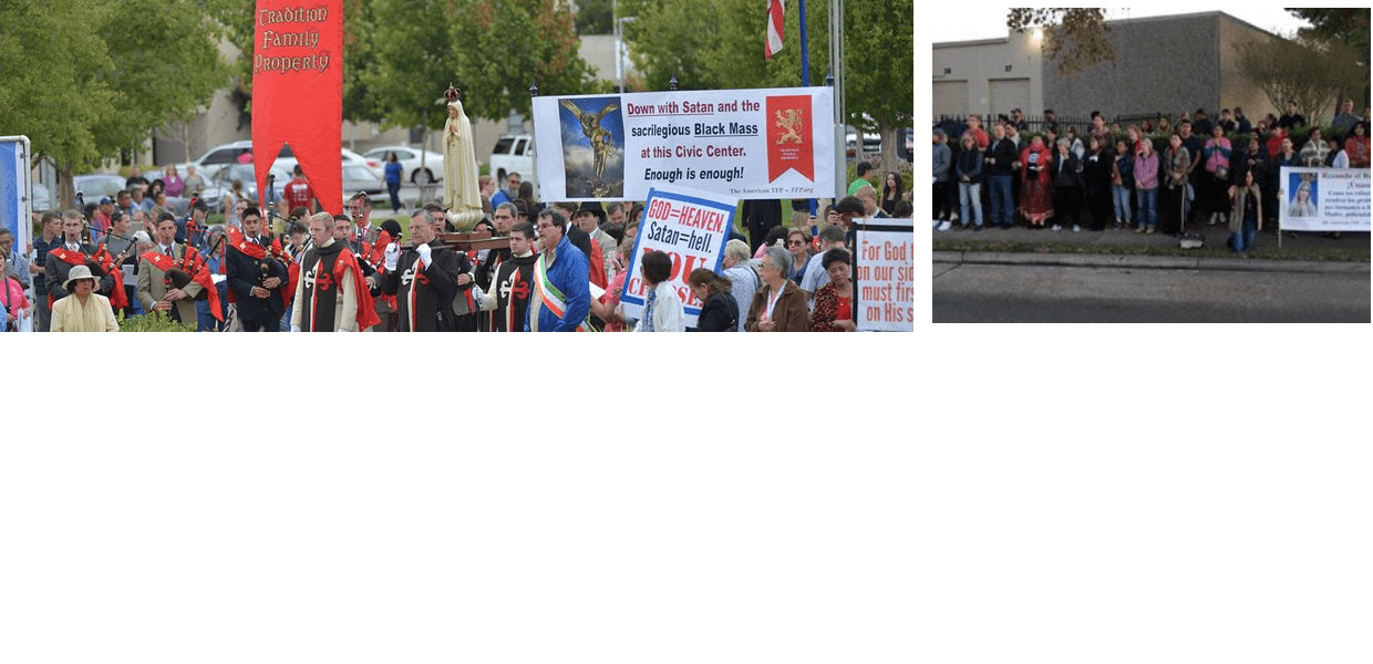 No momento, você está visualizando TFP americana promove Rosário Público em desagravo a Missa Negra Satânica