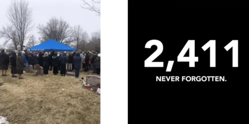 Em Indiana (USA), 2.411 bebês abortados, em garagem de médico. Recebem sepultura.