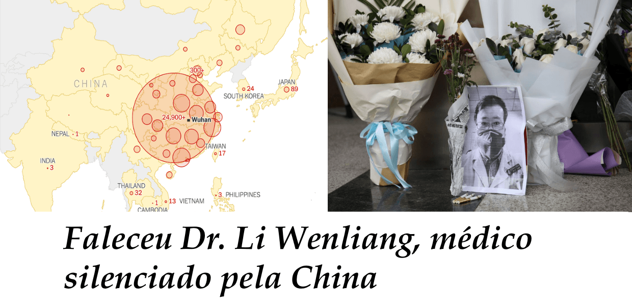 No momento, você está visualizando Coronavírus, China: NYT publica entrevista de Dr. Li Wenliang: fui intimado a declarar-me culpado