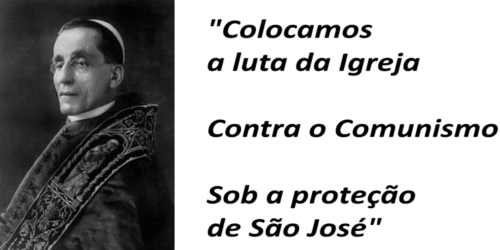 O Papa adverte:  “É preciso desconfiar da propaganda socialista”