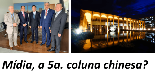 Acordo Band e China vai dando seus frutos amargos … contra a soberania nacional. Eduardo, Itamaraty X embaixador chinês