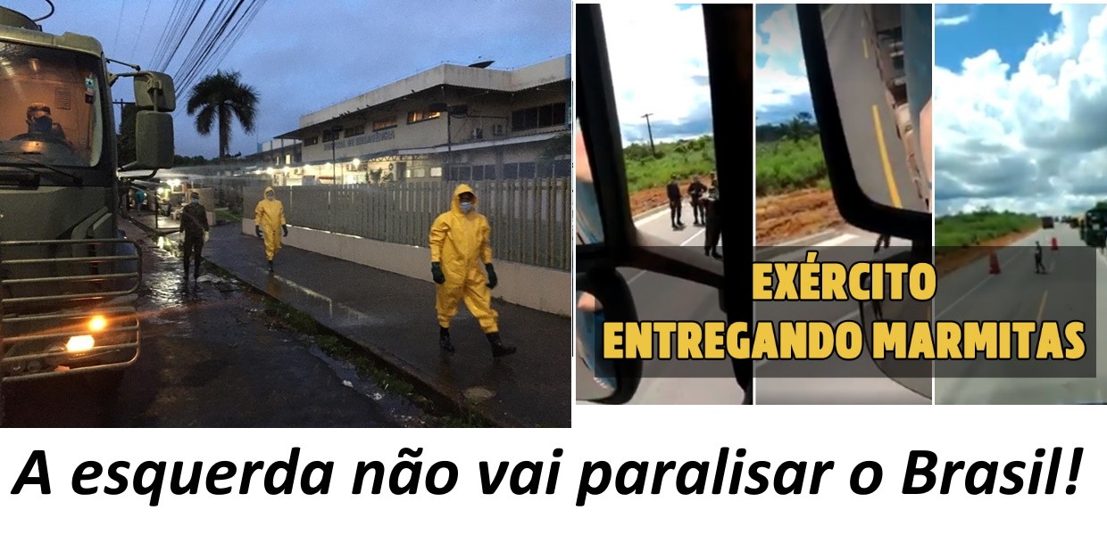 No momento, você está visualizando Exército faz desinfecção de hospitais, ruas e feiras em Macapá. E distribui marmitas a caminhoneiros