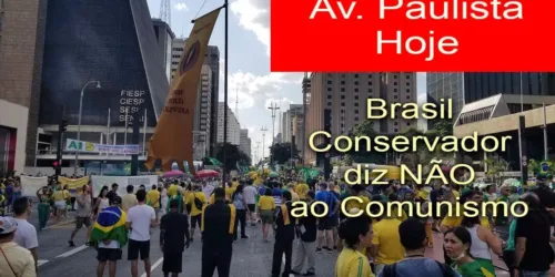 15 de Março na Avenida Paulista – Terço e Divulgação de Comunicado do IPCO contra a Esquerda