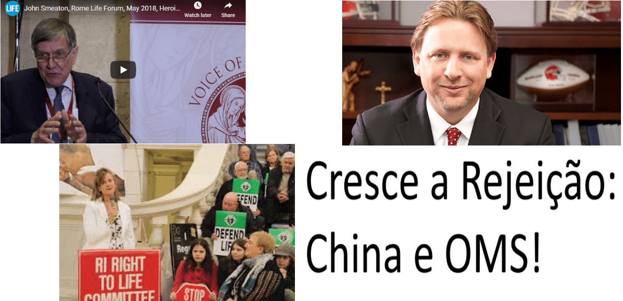 No momento, você está visualizando Mais uma derrota da China e da OMS. Clamor, pró vida, contra o surto do coronavírus. Alerta Brasil