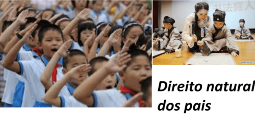 Educar os filhos compete aos pais. O Estado (socialista) viola esse direito natural