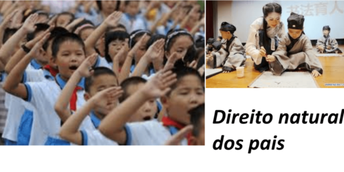 Educar os filhos compete aos pais. O Estado (socialista) viola esse direito natural