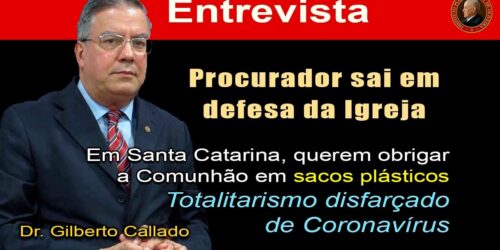 ATENÇÃO: COMUNHÃO em SACOLAS PLÁSTICAS? PROCURADOR sai em DEFESA da IGREJA em SANTA CATARINA