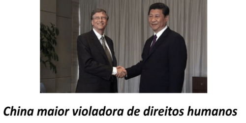 Bill Gates na contramão da História: defende a OMS e a China de Xi Jinping