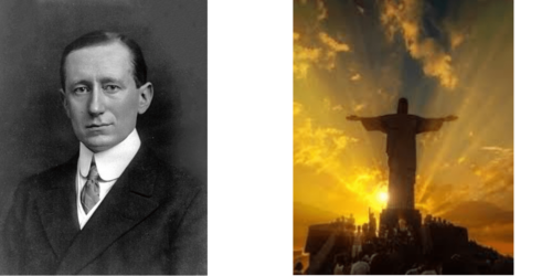 Marconi, cientista católico, e as luzes do Cristo Redentor, 1931