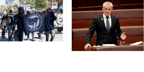 Também na Austrália senador pede incluir Antifa como organização terrorista