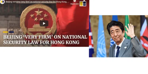 Cresce, no Japão, a hostilidade com a China (PCC): Hong Kong pesa na balança