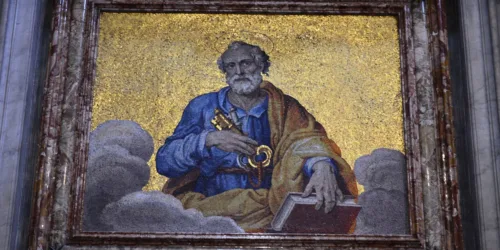 São Pedro e a chave do Céu e a da Terra