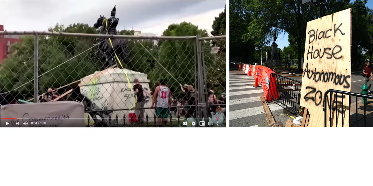 No momento, você está visualizando Prisão para quem vandalizar monumentos públicos nos EUA