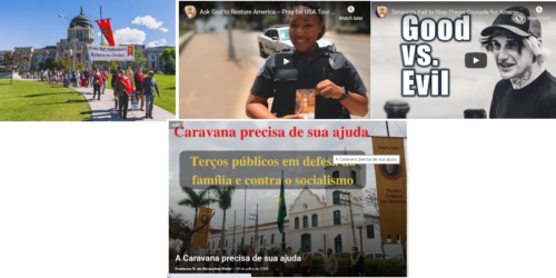 Caravana percorre 48 capitais, recita o Rosário público e leva esperança. Também no Brasil