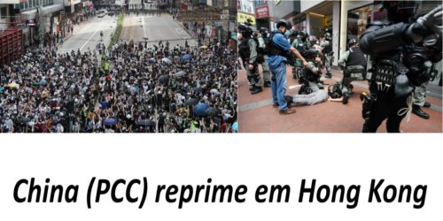 370 hongkongueses presos! E a “liberdade de expressão” não vale para a China (PCC)?