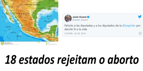 Veracruz (México) proíbe e pune o aborto. Mais uma vitória