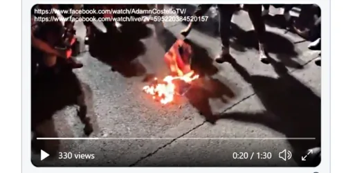 Queima de Bíblias e Bandeiras: a face (oculta) dos protestos nos EUA