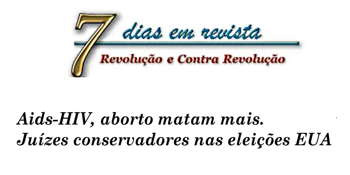 No momento, você está visualizando HIV-AIDS mata mais do que Covid19. Eleições americanas. Aborto na Rússia