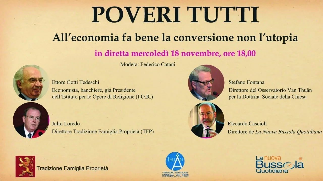 No momento, você está visualizando Comunicado sobre a conferência “Todos Pobres”