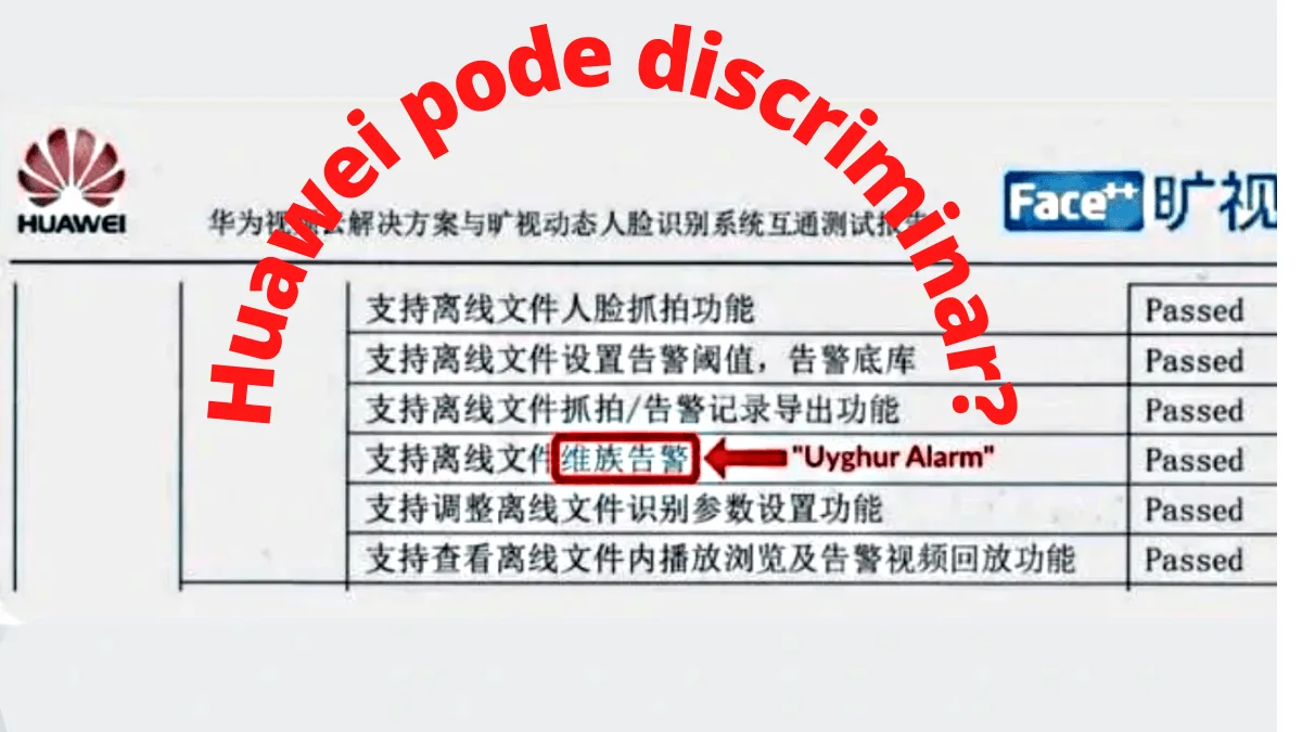 No momento, você está visualizando O “racismo” da Huawei no reconhecimento facial dos uigures