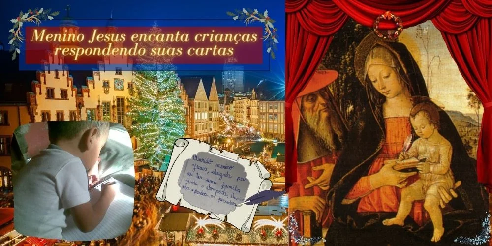 No momento, você está visualizando Menino Jesus encanta crianças respondendo suas cartas