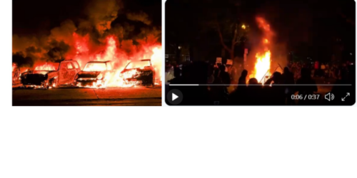 Um ano de saques, mortes, incêndios de BLM e Antifa, não importam?