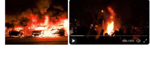 Um ano de saques, mortes, incêndios de BLM e Antifa, não importam?