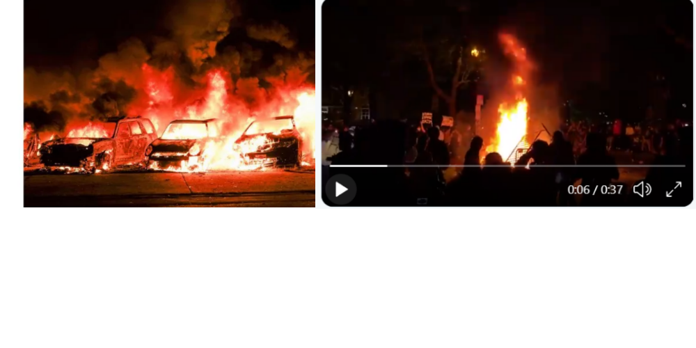 No momento, você está visualizando Um ano de saques, mortes, incêndios de BLM e Antifa, não importam?