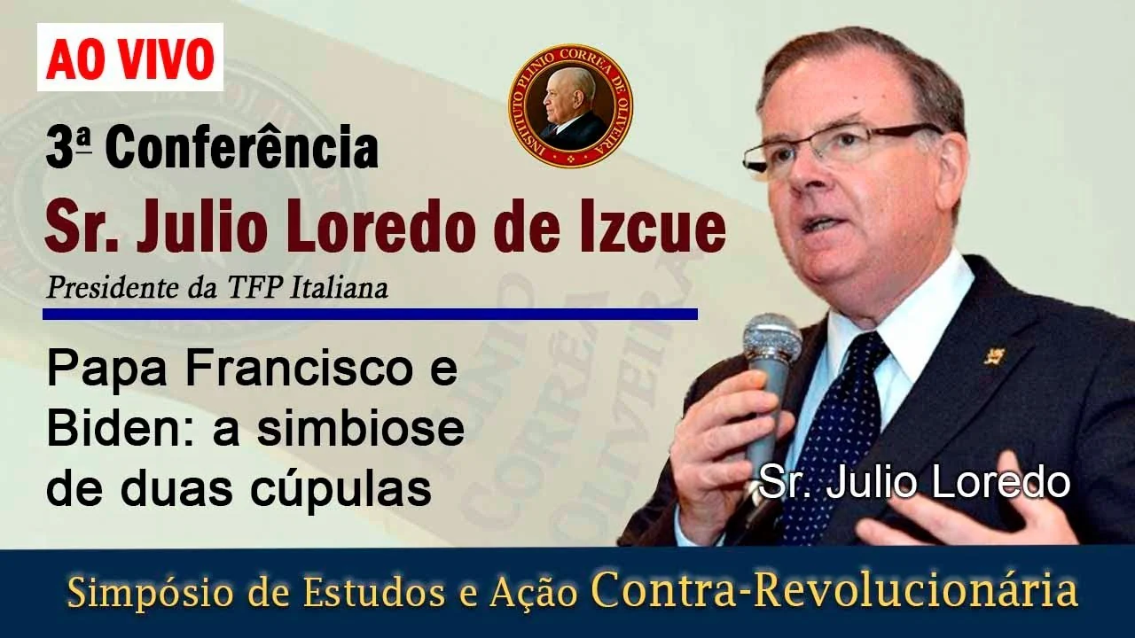 No momento, você está visualizando Papa Francisco e Biden: a simbiose de duas cúpulas – Sr. Julio Loredo – Simpósio IPCO