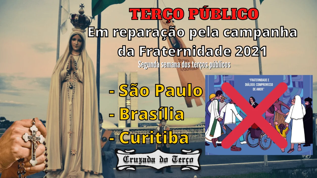 No momento, você está visualizando Mobilização dos católicos CF21: terços públicos, Via-sacra em BH, “misión rosario”