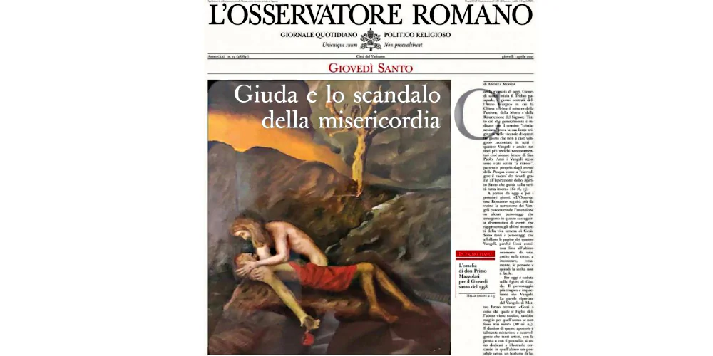 No momento, você está visualizando Papa Francisco e sua pintura obscena de Judas