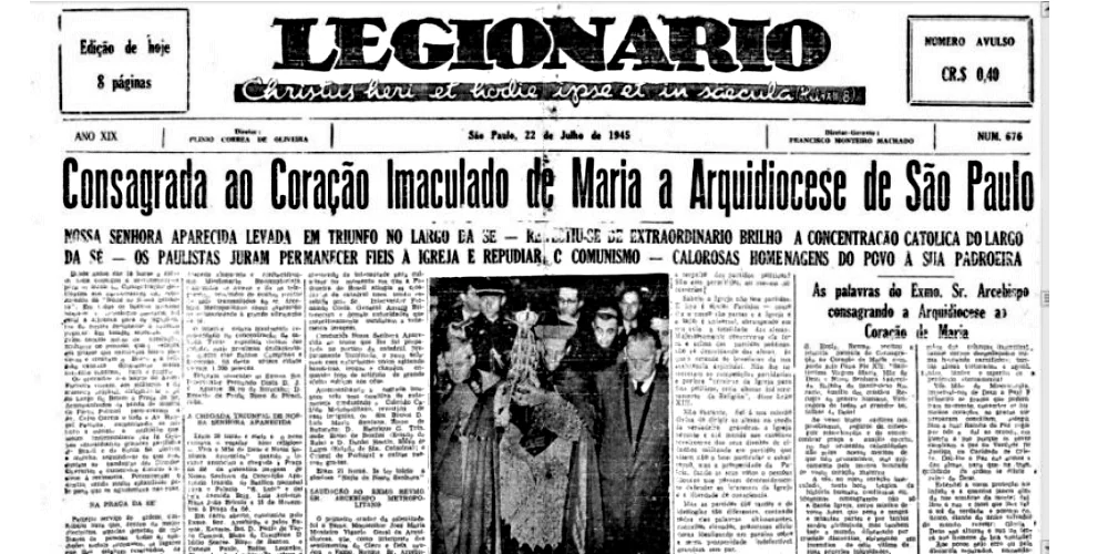 No momento, você está visualizando Consagração de São Paulo a Nossa Senhora Aparecida (1945)
