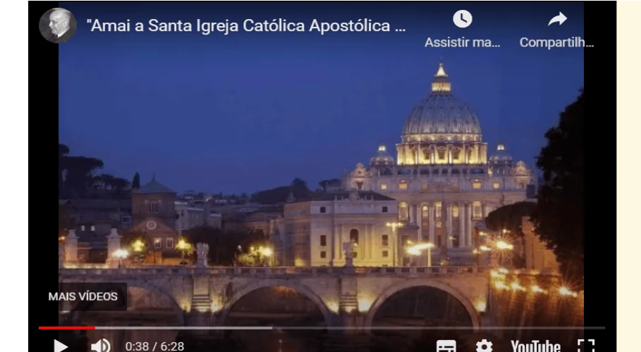 No momento, você está visualizando Amai a Santa Igreja: palavras de Dr Plinio no aniversário de Batismo