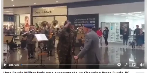 Conheça o meu Brasil! Banda Fuzileiros homenageia ex pracinha