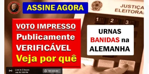 Tribunal alemão: urnas eletrônicas são inconstitucionais