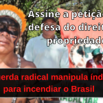 Assine a petição em defesa do direito de propriedade e do Marco Temporal