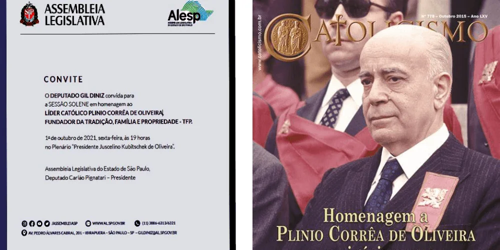No momento, você está visualizando ALESP promove solene homenagem ao  Dr. Plinio Corrêa de Oliveira