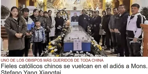 Catolicismo na China vive: funeral de D. Stefano Yang Xiangtai