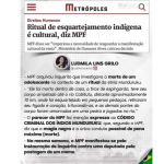 Breves … ritual da morte, documento para o Sínodo da Amazônia