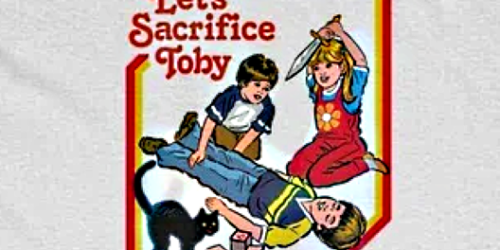 Propaganda comercial ou incentivo ao Sacrifício de crianças?