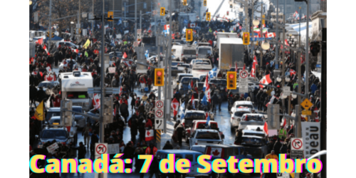 7 de Setembro canadense: liberdade vs. mandato de vacina