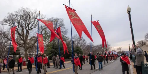Washington — Marcha contra o aborto rumo à abolição da sentença “Roe vs. Wade”, que legalizou o assassinato de inocentes