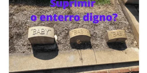 Lei de Dignidade do Nascituro, o enterro digno