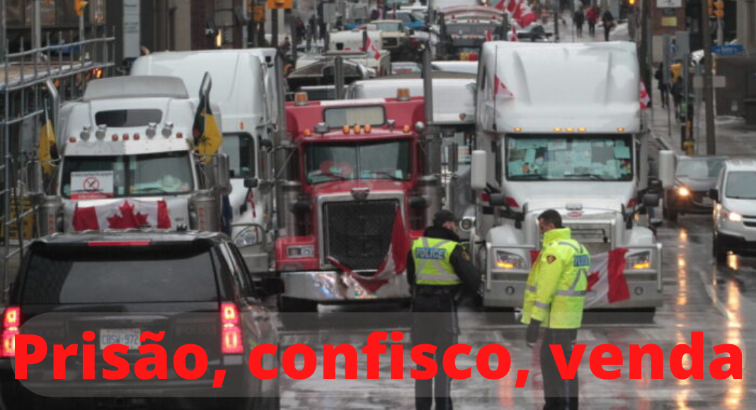 No momento, você está visualizando Prisão e confisco do caminhão: a nova face da tirania socialista no Canadá?