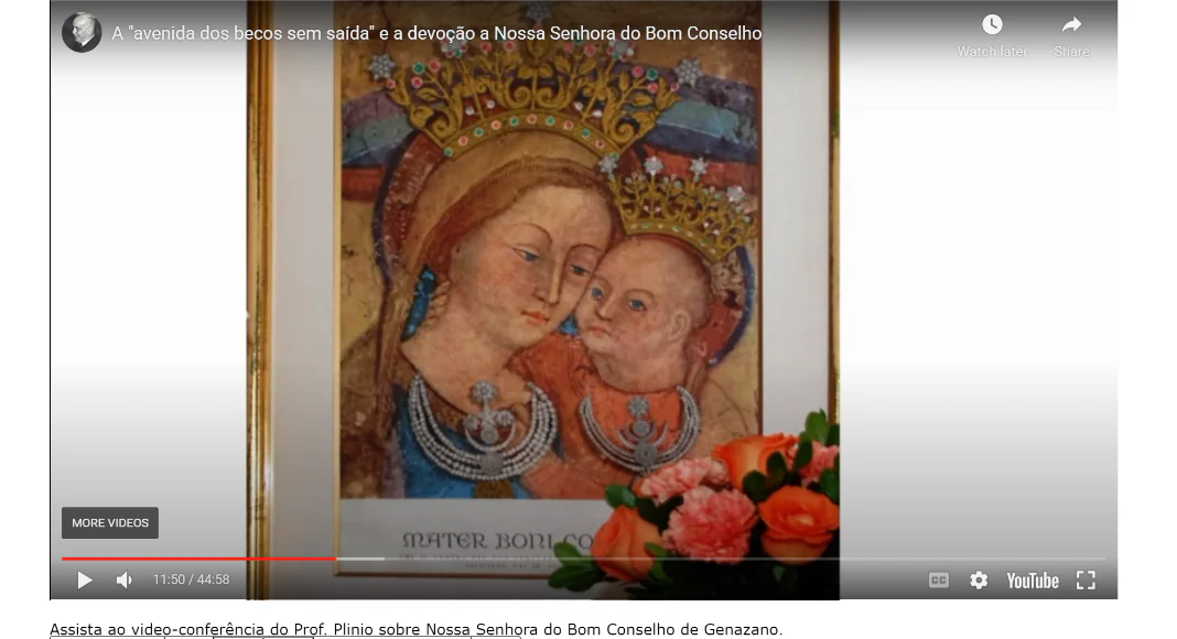 No momento, você está visualizando Áudio e texto: Nossa Senhora do Bom Conselho e a confiança