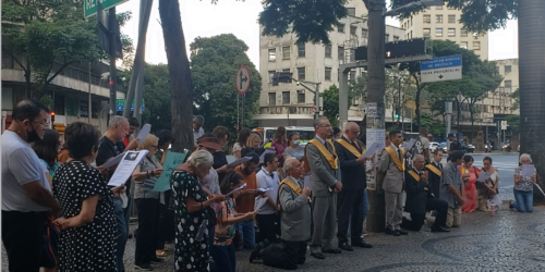 Diante de escândalo, ato de reparação, em Belo Horizonte