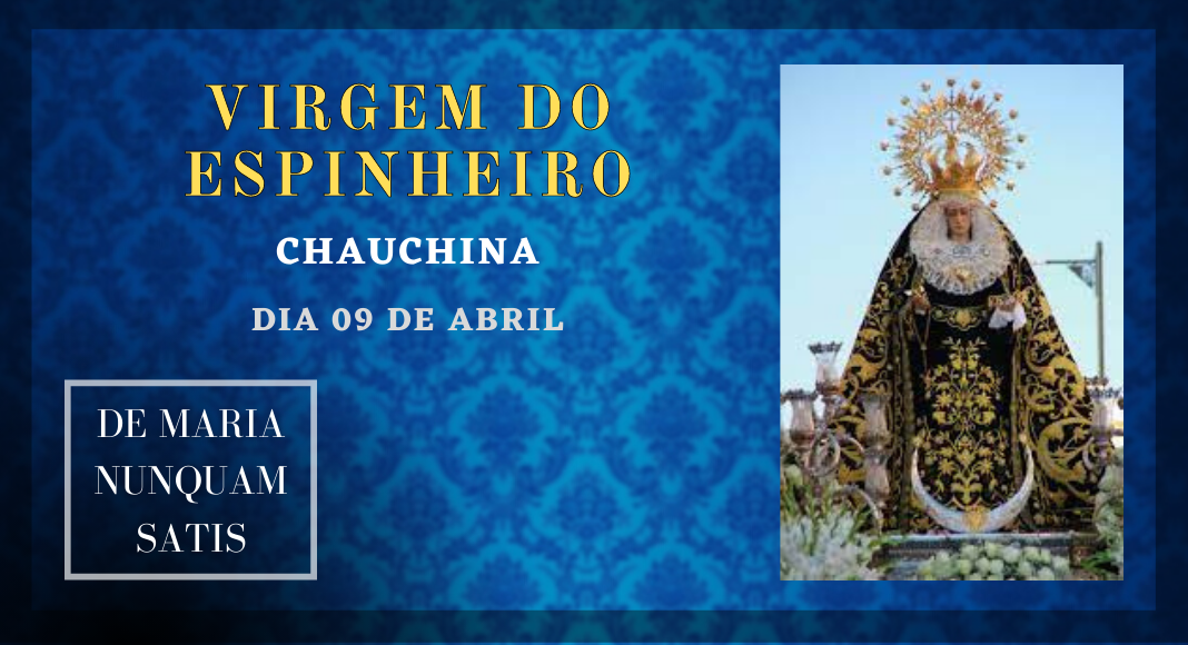 No momento, você está visualizando 09/04 – Virgem do Espinheiro